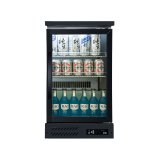 Mini Freezer Fridge Refrigerator Toughened Tempered Glass Door Clear Mini bar Cooler