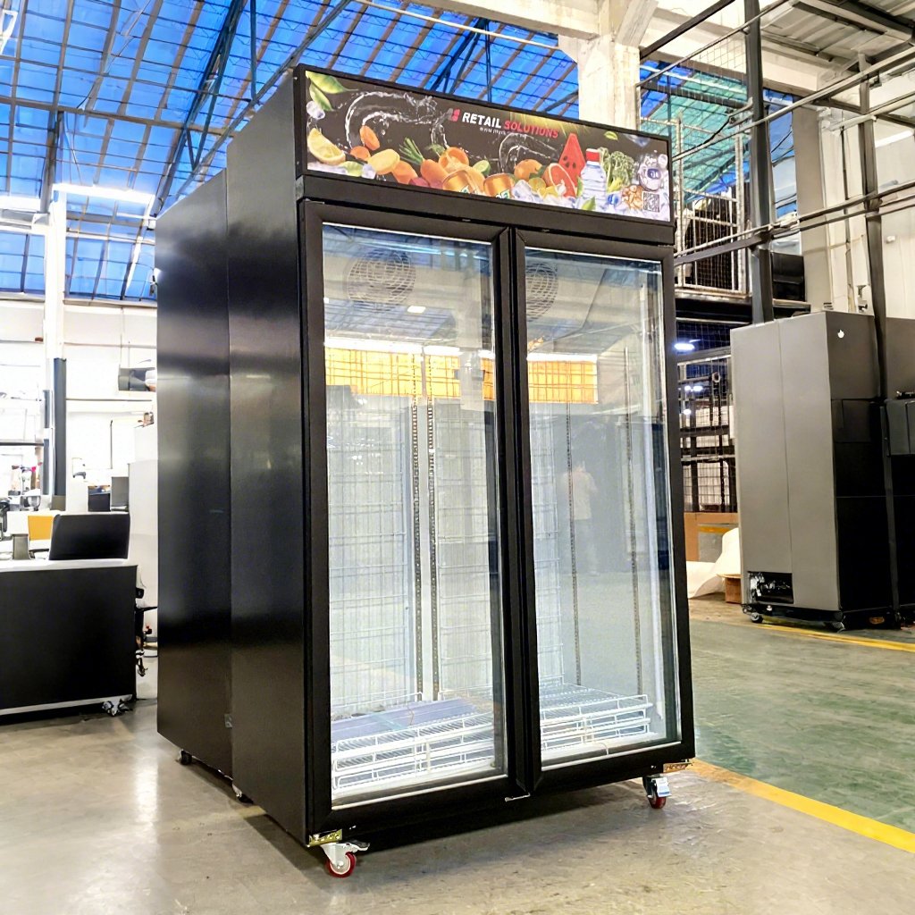 Comercial Fridge Beer Glass Door Merchandise Fridge Beverage Cooler