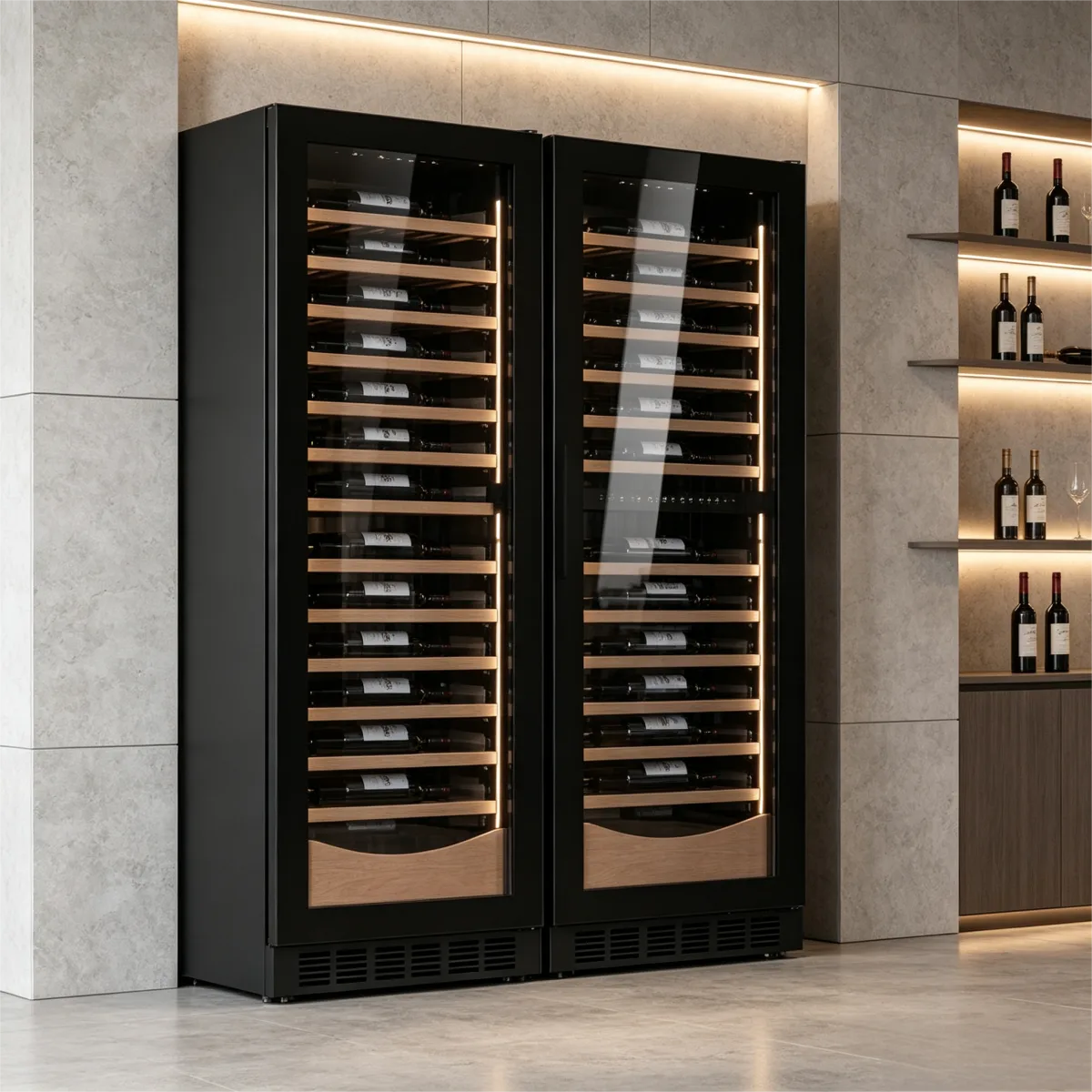 C-Digital Thermostat Compressor Vertical Wine Cabinet 385L Constant Preservation