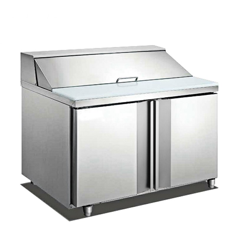Commercial 4-Door Kimchi Refrigerator 201/304 Stainless Steel Restaurant Kitchen Fridge Vertical Deep Refrigeration Equipment