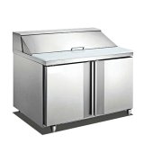 Commercial 4-Door Kimchi Refrigerator 201/304 Stainless Steel Restaurant Kitchen Fridge Vertical Deep Refrigeration Equipment