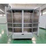 Double Door Stainless Steel Commercial Upright Refrigerator for Restaurant Hotel