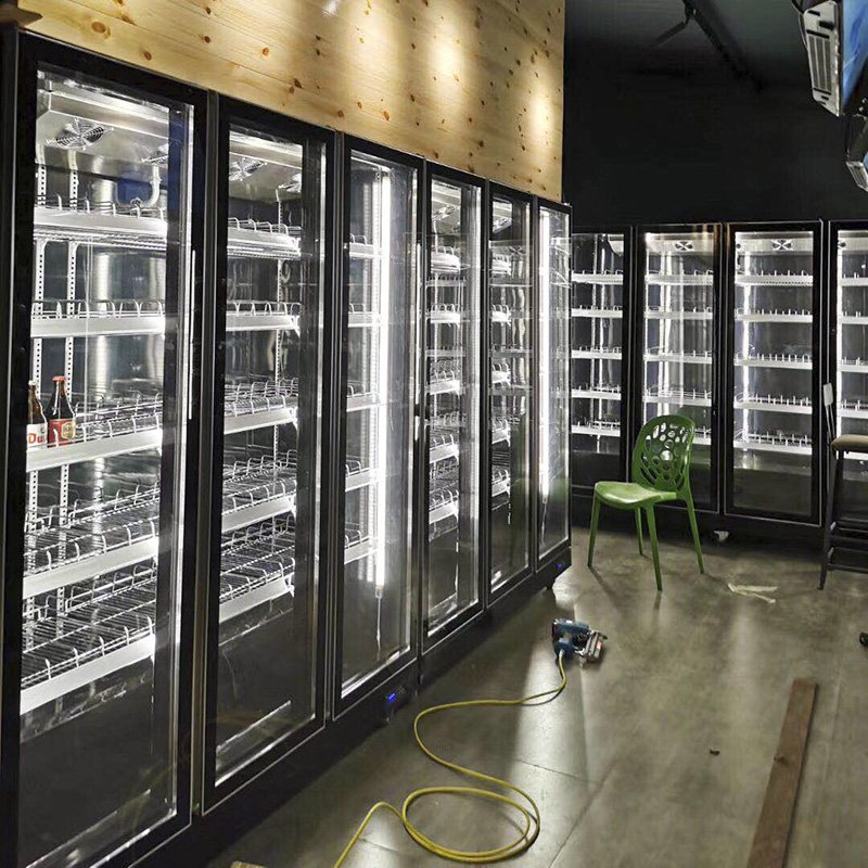 Beer bar Counter Display Fridge Upright Display Refrigerator for bar