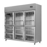 Commercial Restaurant Fresh Meat Stainless Steel Upright Kitchen Freezer