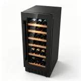 C-Narrow Vertical Kitchen Embedded Wine Cooler 58L Red Wine Storage Refrigerator
