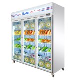 Dairy Freezer Counter Double Door Display showcase Freezer Double Door
