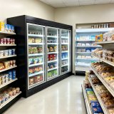 Self-closing Glass Door Commercial Beverage Cooler R290 Refrigerant Drink Display Refrigerator for Mini Market