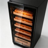 C-High Capacity Household Commercial Cigar Storage Humidor 425L Multi-Layer Cedar Shelves