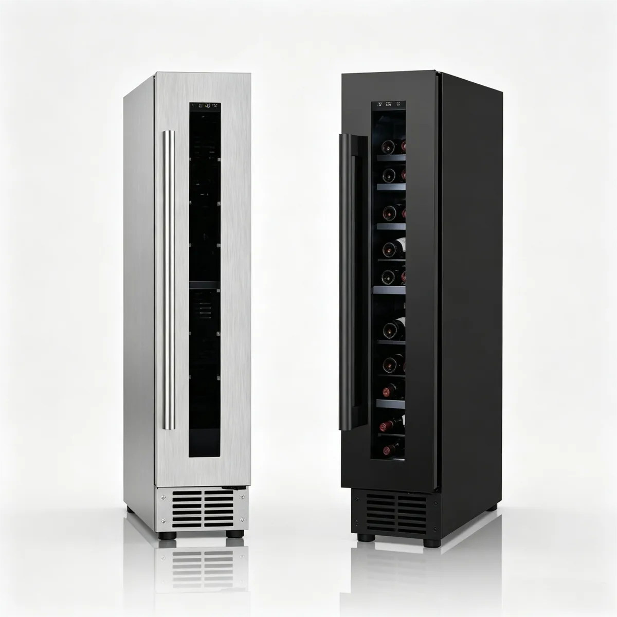 C-Slim Narrow Embedded Vertical Wine Cooler 22L