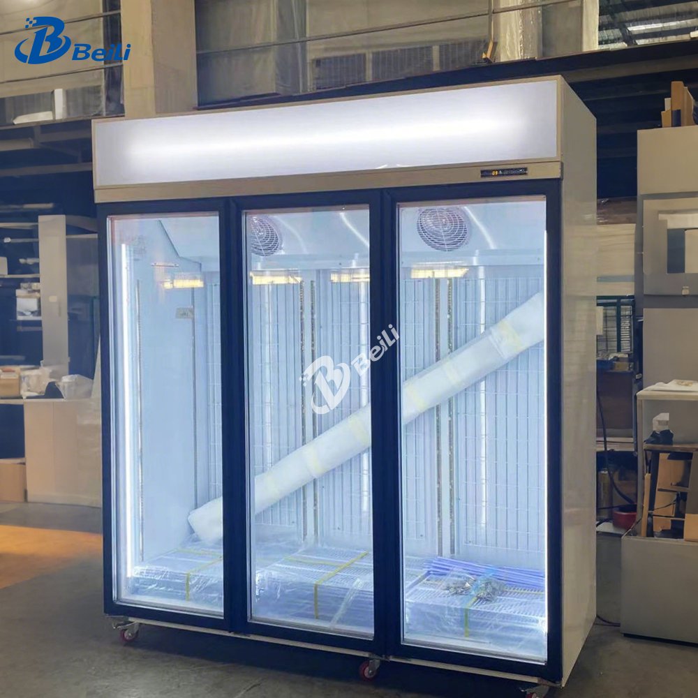 Commercial Drink Cooler for Drinks Glass Door Chiller