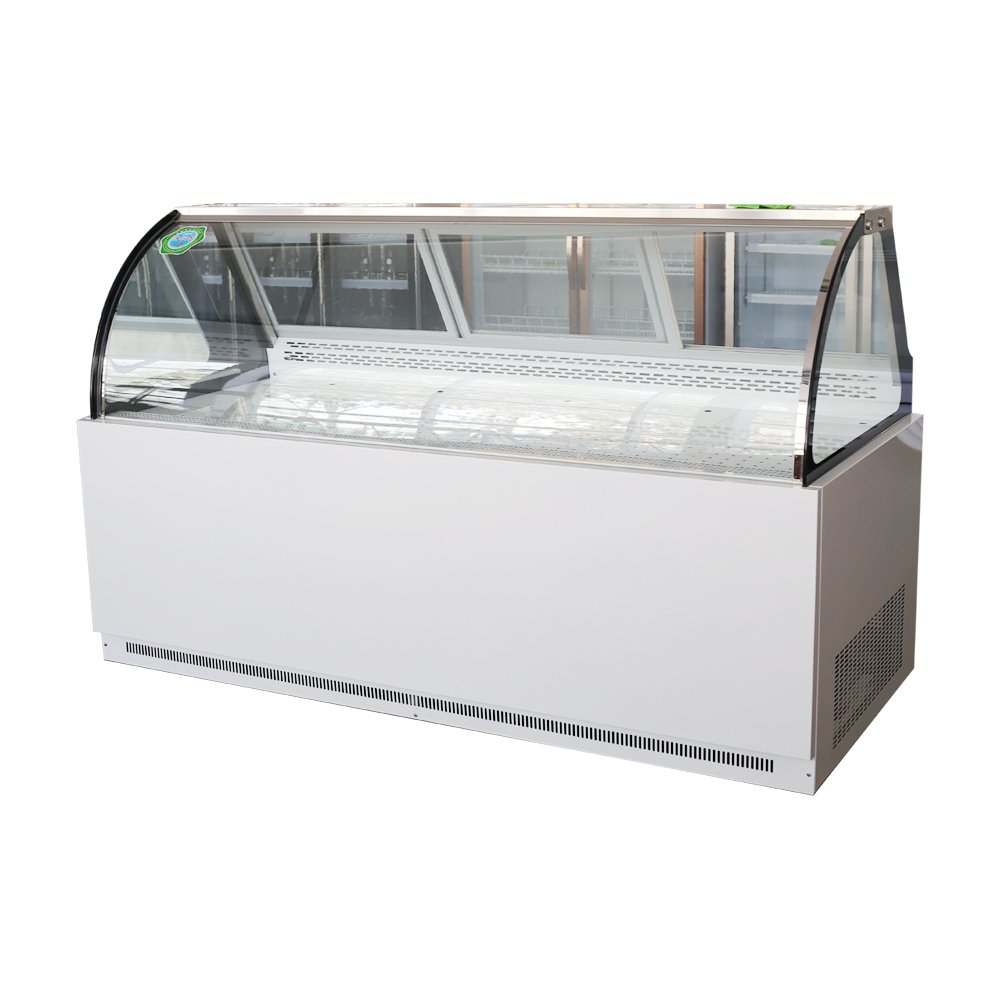 Defrost Transparent Glass Door Butchery Refrigerated Showcase Cooler Meat Display Fridge With Good Quality and Cheap Price
