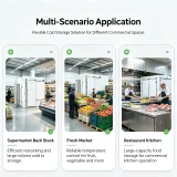 Heavy Duty Walk-in Deep Freezer Cold Room High Insulation Commercial Cold Storage for Catering