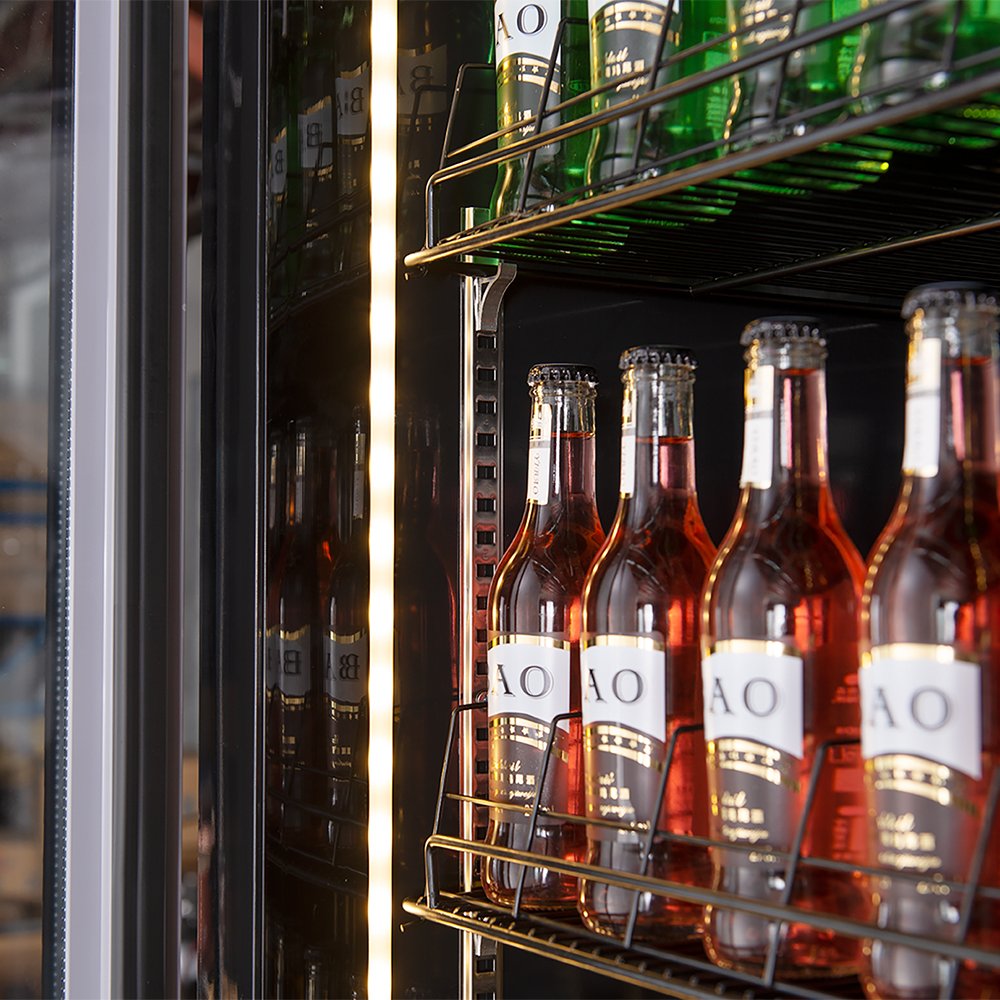 Commercial Display Fridge Beer Cooler for Shop Cocacola Store Refrigerator