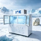 C-Low Noise Energy Saving Double Door Ice Storage Freezer Fast Cooling System for Ice Wholesale