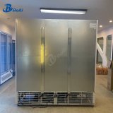Commercial Beverage Coolers 3 Door Juice Beer Glass Chiller for Drinks