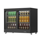 Wholesale Coffee bar Cabinet Water Counter Fridge Refrigerator Black Mini bar Fridge Gym with Led