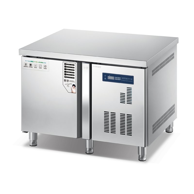 Commercial Under Refrigerated Work Workbench Refrigerator Equipment Work Table With Under Counter Refrigerator