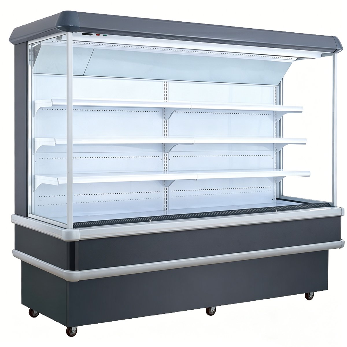 L- Commercial Wall Open Air Display Chiller for Fruit Vegetable Supermarket