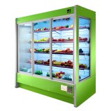 Dairy Products air Curtain Display Meat Supermarket Open Chiller