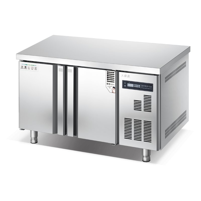 Glass Door Under Counter Chiller Refrigerator Worktable Freezer Workbench Refrigerator