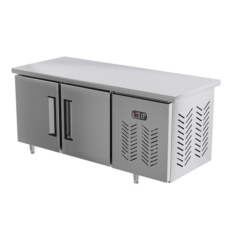 Commercial Restaurant Fresh Meat Stainless Steel Upright Kitchen Freezer