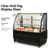 CE Certified Commercial Cake Display Cooler Export Grade Bakery Refrigerated Showcase