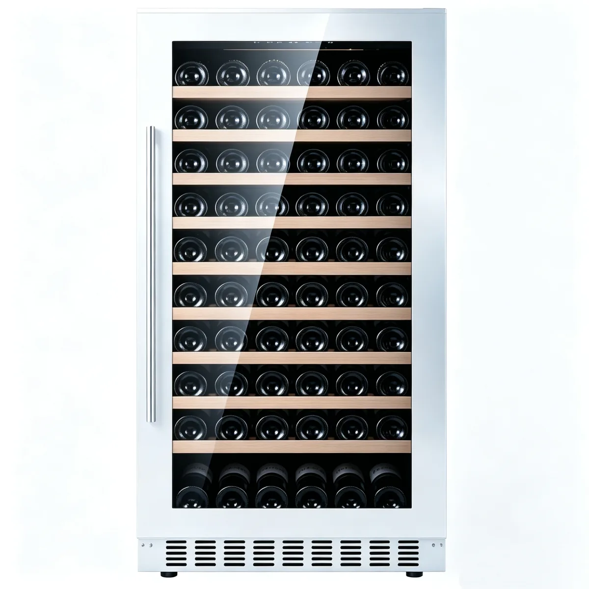 G-265L Single Zone Wine Cooler 110 Bottles Stainless Steel Wine Refrigerator