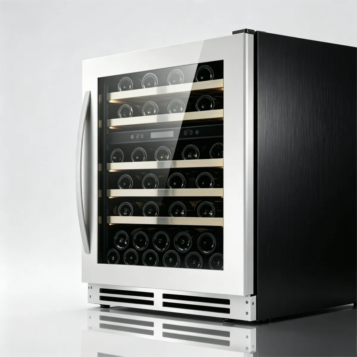 C-Dual Use Freestanding Embedded Wine Cooler 165L Adjustable Temp 5 to 20 Degrees