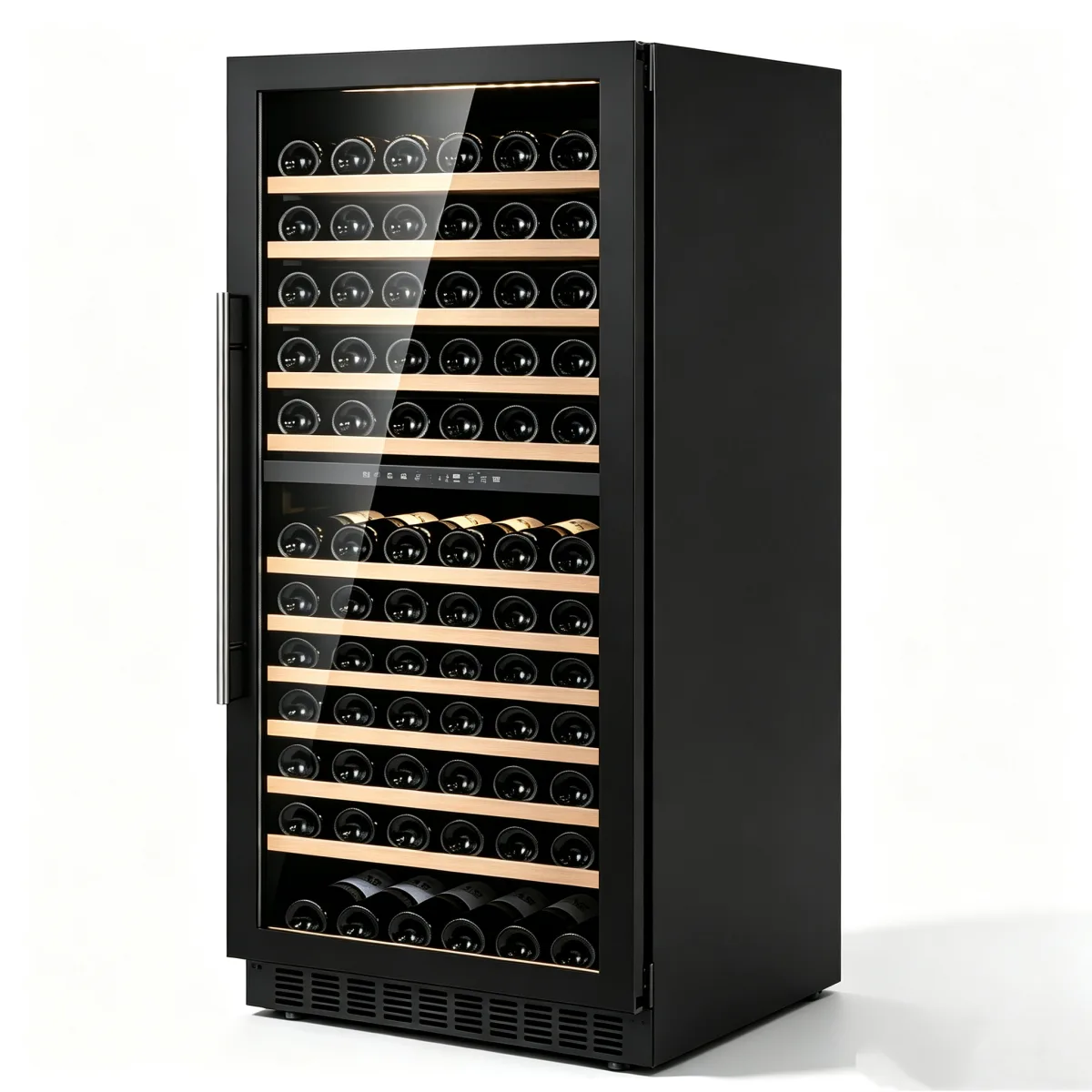 G-Independent Dual Temperature Wine Cooler Store Red & White Wine Separately