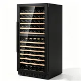 G-Independent Dual Temperature Wine Cooler Store Red & White Wine Separately