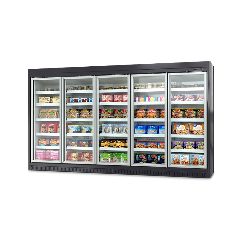 2-8℃ Cooling Range Commercial Beverage Cooler Multi-tier Shelves Drink Display Refrigerator for Convenience Store