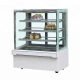 Commercial Multi-Tier Glass Door Cake Display Refrigerator for Bakery Coffee Cake Shop