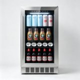 C-Household Bar Use Mini Drink Fridge 85L Vertical Beer Display Refrigerator