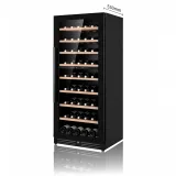 L- Activated Charcoal Filter Wine Cabinet Digital Touch Control Anti-fog Glass Undercounter Wine Cooler