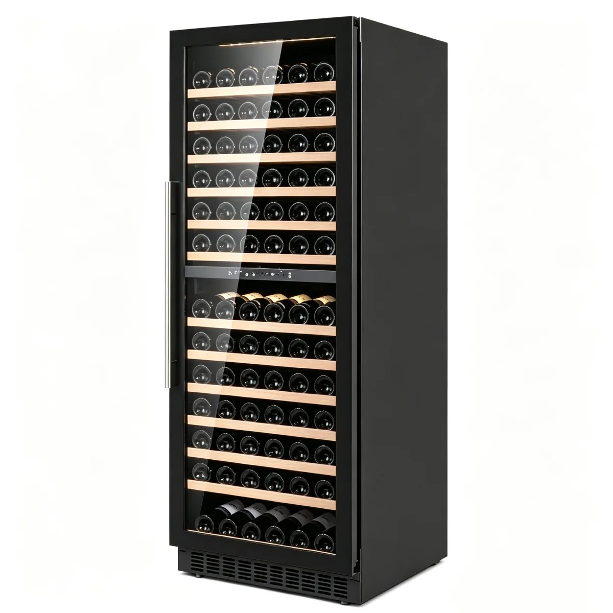 G-Reversible Door Wine Cooler Soft Interior LED Bottom Front Ventilation