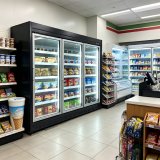 Heavy Duty Steel Body Commercial Upright Freezer Uniform Cooling Frozen Food Display Cabinet for Meat Seafood