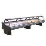 Commercial Countertop Deli Cooler Anti-Fog Tempered Glass Cooked Food Display Cabinet With LED Light