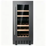 G-Dual Zone Built in Wine Cooler Holds 16 Standard Bottles