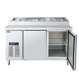 Commercial Counter Pizza Prep Table Refrigerator