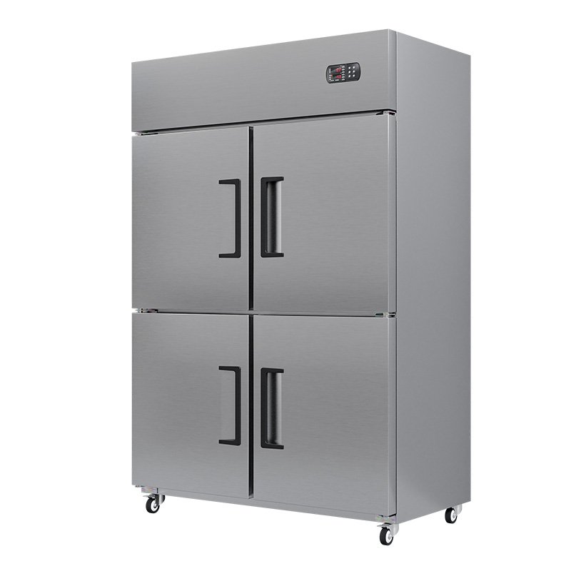 Commercial Restaurant Fresh Meat Stainless Steel Upright Kitchen Freezer
