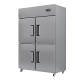 Commercial Restaurant Fresh Meat Stainless Steel Upright Kitchen Freezer