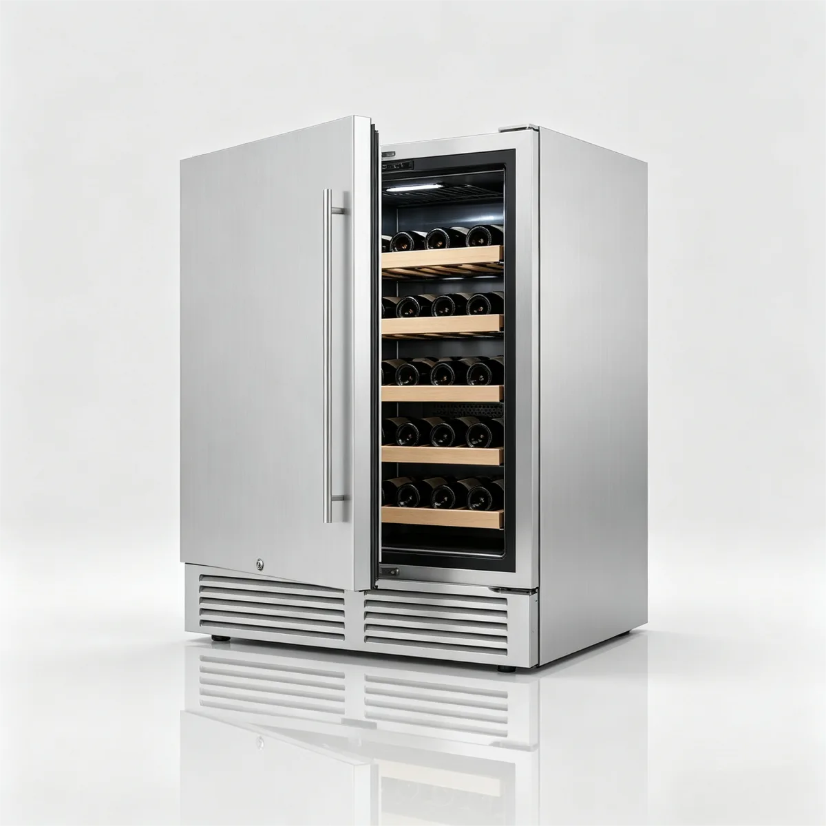 C-Embedded Single Door Wine Cooler 145L Precise Temp 2 to 10 Degrees