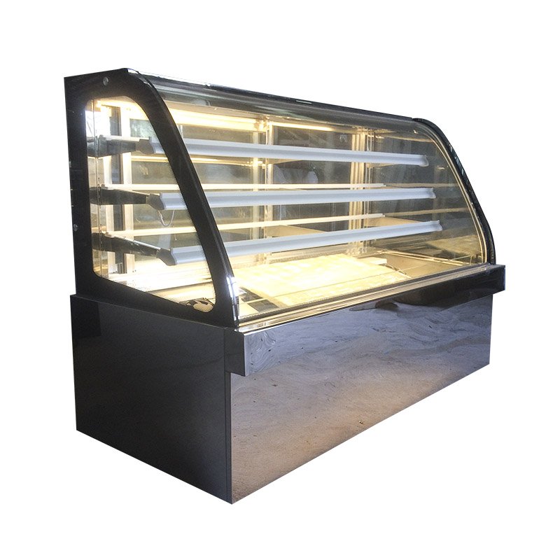Stainless Steel Cake Refrigerator showcase Fridge Cake Bakery Display case