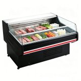 L- Butchery Shop Air Cooling Fresh Meat Display Cabinet