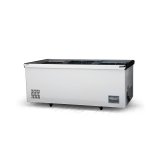 Top Open Lid Chest Freezer Supermarket Frozen Food Meat Island Refrigerator Glass Door Freezer Deep Fridge Freezer