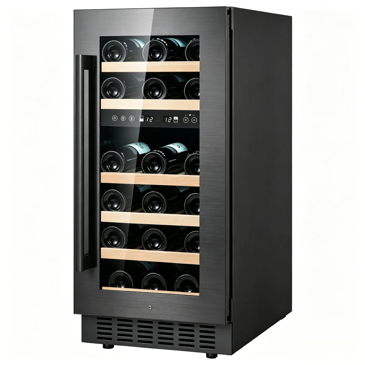 G-Built-in Freestanding Temp Wine Fridge With Pull Out Racks