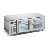 Counter Top Refrigeration Equipment Stainless Steel Workbench Fridge Freezer