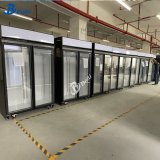 2 Door Beverage Display Drink Cooler Cabinet Chiller Fridge