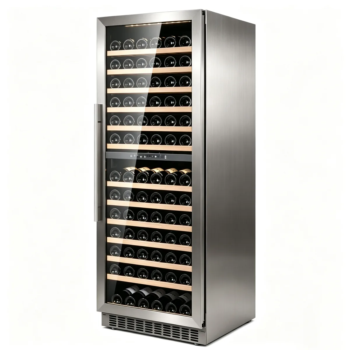 G-Reversible Door Wine Cooler Soft Interior LED Bottom Front Ventilation