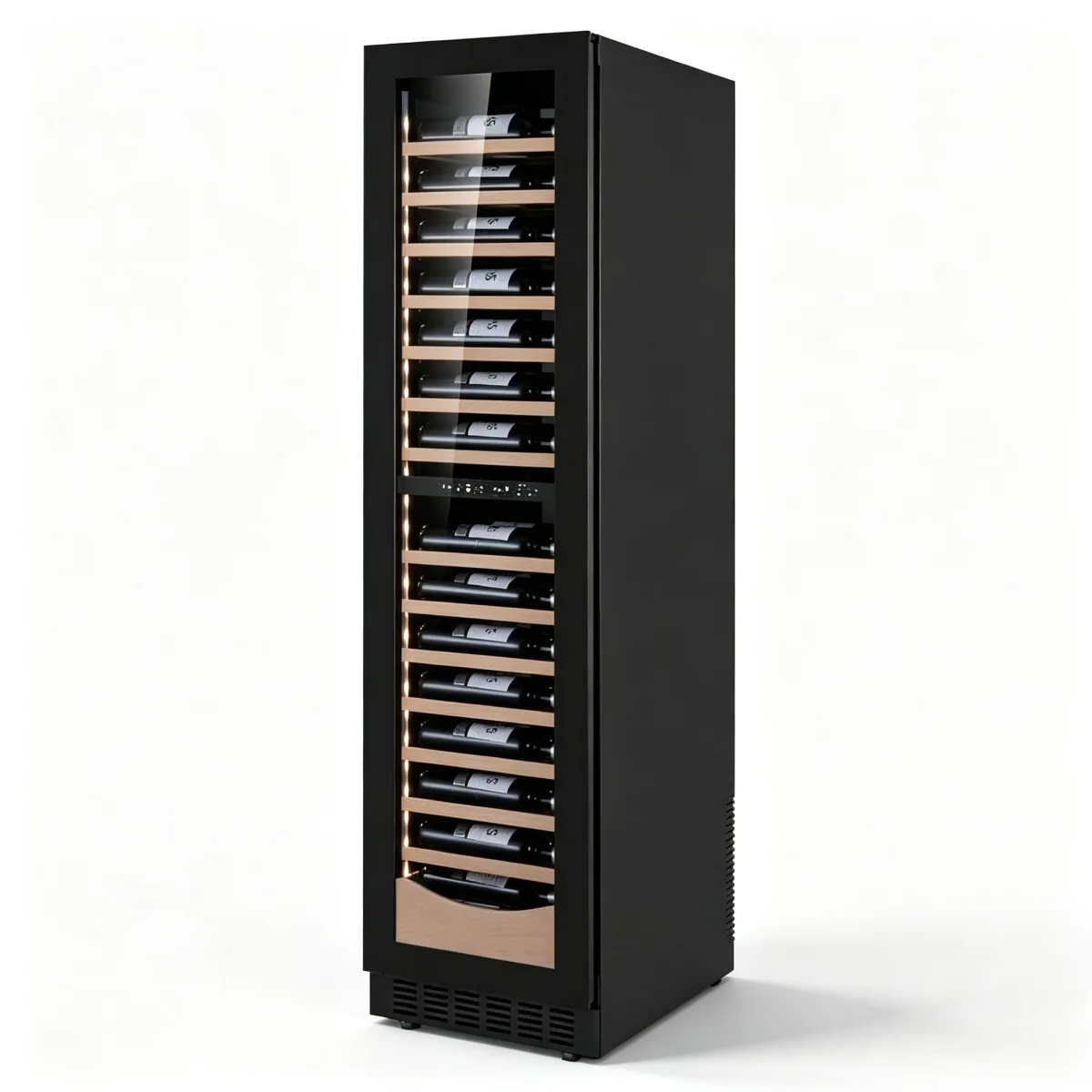 G-JC-385B Sliding Beech Racks Temp Wine Storage Unit